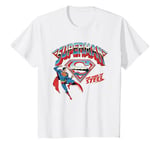 Youth Superman Logo The Man Of Steel Kids T-Shirt