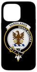 Coque pour iPhone 14 Pro Max Armoiries Sandilands - Blason de la famille