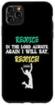 iPhone 11 Pro Max Empowering Christian Rejoice Bible Verse New Testament Gift Case