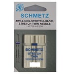 Schmetz Tvillingnål - Stretch 1st: 1st 4,0mm /75