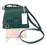 Radley Cross Body Bag Shoulder Bag Small Purley Knoll Dark Green Leather RRP£209