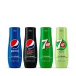 Sodastream Concentrate Mix X Pepsi + 7up Bundle, 1760 Milliliter