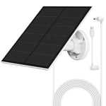 Solar Panel for Ring Camera,5W Solar Charger Compatible with Ring Spotlight Cam Battery,New Stick Up Battery Cam & Spotlight Cam Pro with Barrel Plug(1 Pack)