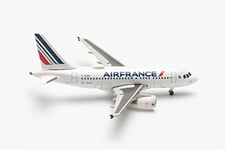 herpa Avion Airbus A318 Air France 2021 Livery Échelle 1:500 - Modèle d'avion pour collectionneurs Miniature Déco Avion Avion sans Pied en Métal Couleur Multicolore