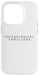 iPhone 14 Pro Psychological Thrillers Reader. Psychological Thriller Books Case