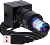 Webcam 4K 30 Fps Ultra Hd Imx415 Usb Zoom Avec Objectif Grand Angle De 2.8-12 Mm, Plug & Play, Caméra De Vidéoconférence 2160P Pour Windows/Linux/Raspberry Pi Usb4K03-Sfv (2.8-12)