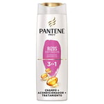 Pantene Pro-V Rizos Shampooing, après-shampooing et soin 3 en 1 pour boucles brillantes et souples, 300 ml