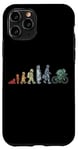 Coque pour iPhone 11 Pro Evolution d'un cycliste Amoureux du vélo Biking