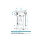 PROLYTE CT-Tårn Sleeveblock C52T-010 4-Veis, Alu, U/Koblinger, B100/S10