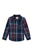 Levi's® Toddler Flannel Shirt Tops Shirts Long-sleeved Shirts Brown Levi's
