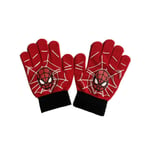 Spiderman Kids Full Finger Rukkaset Outdoor Lämmin Talvi Neulotut Lämpöhanskat Rukkaset Lahjat B