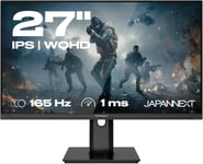 Ecran PC Gamer | Dalle IPS | 27"" | WQHD 2560x1440 | 165hz | 1ms | Flicker-Free | G-Sync/FreeSync | DisplayPort | Compatibilité VESA | JN-27IPS165WQHDR-HSP.[G526]