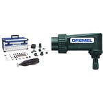 Dremel 8260 Outil rotatif sans fil avec batterie Lithium-Ion 12V 3Ah & 575 Renvoi d'angle à 45°, coude pour outils multifonctions, 12 positions différentes, profondeur 6cm