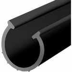 STEIGNER Joint d'Étanchéité pour Porte de Garage Noir, 70x6 mm, SBD02, 1,5 m