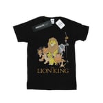 Disney Mens The Lion King Group T-Shirt (Black) Cotton - Size 2XL