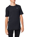 Nike Men Dri-Fit Slim Tee - Black/Black/Dark Grey, Large