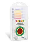 PRIMO - Gouache pour Enfant +3 Ans, 6 Couleurs Tempera pour Peinture Gouache 12 Tubes 7,5ml, Couleurs Enfants pour Peindre Papier, Tissu et Verre, Loisirs Créatifs et Fourniture Scolaire Made in Italy