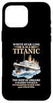 Coque pour iPhone 16 Pro Max Titanic Expert – White Starline RMS Titanic Garçons Filles