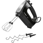 Bosch MFQ2420B  Handmixer 400 Watt Rühren und Kneten von Speisen ergonomisch geformtes Gehäuse für entspanntes Arbeiten; Besen und Knethaken sind