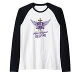 Buffy The Vampire Slayer If the Apocalypse Comes Beep Me 90s Manche Raglan