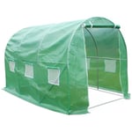 Habitat Et Jardin - serre tunnel de jardin althea - 6M² - 3 x 2 x 2 m - Vert.