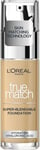 L'Oreal Paris True Match Liquid Foundation, Skincare Infused with Hyaluronic... 