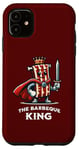 Coque pour iPhone 11 Barbeque King Citation humoristique pour les amateurs de barbecue