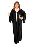 Rubie's Official Harry Potter Adult's Deluxe Gryffindor Robe Costume - Medium, Black