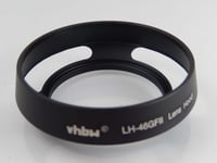 vhbw Pare-soleil compatible avec Panasonic Lumix G 20mm f/1.7 II ASPH objectif 46mm - Cache, noir, métal, rond