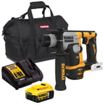 DeWalt DCH172N 18V Brushless SDS+ Rotary Hammer 1 x 5.0Ah Battery Charger & Bag