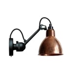 DCW - 304SW Vegglampe Svart/Raw Kobber Lampe Gras