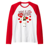 Jesus Is My Valentine Valentines Day Christian Church Humor Raglan Baseball Tee