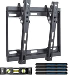 TV Support Mural Universel 23"-42" Pouces (58-107cm) Inclinable 35Kg Jusqu'à VESA 200x200 Plasma LCD LED OLED TFT Télévision Fixation