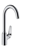 hansgrohe Focus M42 Mitigeur de cuisine 220, 1 jet, chromé, 71802000