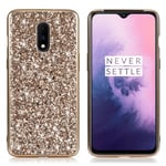 OnePlus Glitter 7 kuoret - Kulta Kullankeltainen