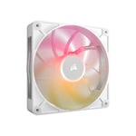 CORSAIR iCUE Link RX140 Max RGB 140mm PWM Ventilateur Épais – Pression Statique Élevée – Palier à Dôme Magnétique – Ventilateur Unique – Blanc