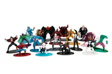 Jada Toys Marvel Spider-Man Figurines (18 pièces) – Lot de 18 Figurines à Collectionner Nano en métal, Entre Autres, avec Spider-Man, Spider-Woman et Venom, pour Fans et collectionneurs à partir de 3