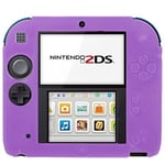 Housse étui protection silicone pour Nintendo 2 DS 2DS - Anti choc / rayures - Violet - Straße Game ®