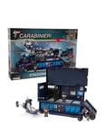 Giochi Preziosi Carabinieri - Camion Carabinieri, Station opérationnelle à l'intérieur Moto et hélicoptère Carabinieri avec 2 Personnages de 7 cm Inclus, Riche en Accessoires, à partir de 4 Ans