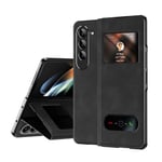 Samsung Galaxy Z Fold5 5G      PU Leather Case    Black