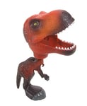 Wild Republic Chomper T-Rex, Idée Cadeau pour Garçon, Dinosaure Interactif, Pressez la Gâchette pour Fermer la Mâchoire du Dinosaure, Jouet Dinosaure Rouge, Chompers, 24 cm