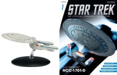 Star Trek Official Starship Collection Issue 1 U.S.S. Enterprise NCC-1701-D Part and Magazine NEW