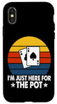 Coque pour iPhone X/XS Jeu de cartes de poker Jetons de jeu Bluff