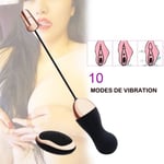 Wireless Vibrators 10 Frequency, klitorisstimulator sexleksak, vibrator för kvinnor sexleksak