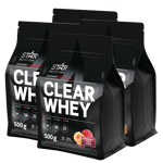 4 x Clear Whey Myseprotein 500 g