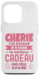 Coque pour iPhone 13 Pro Cadeau Original Chérie Saint Valentin Amour Couple Humour