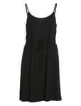 Vimo Y Strap Dress /1/Ka Kort Klänning Black Vila