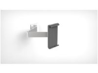 DURABLE TABLET HOLDER WALL ARM - Monteringssats (väggfäste) - för surfplatta - aluminium, stål, ABS-plast - silver - skärmstorlek: 7-13