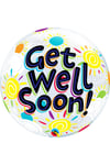 22in Get Well Soon Sunny Day Bubble Balloon