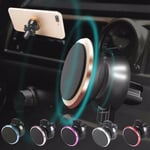 In Car Magnetic Phone Holder Fits Car Air Vent Universal Mount 5 Colours